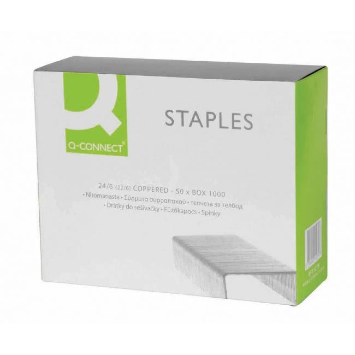Spinky Q-CONNECT 24/6 medené /1000/ 