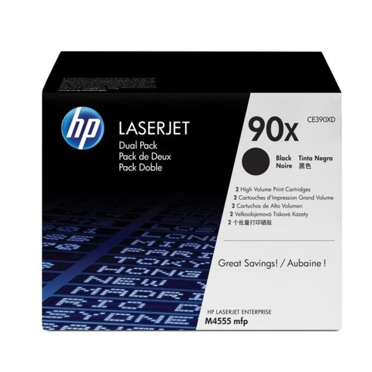Toner HP CE390XD HP 90X dual pack black (2x24.000 str.) pre LaserJet Enterprise M4555