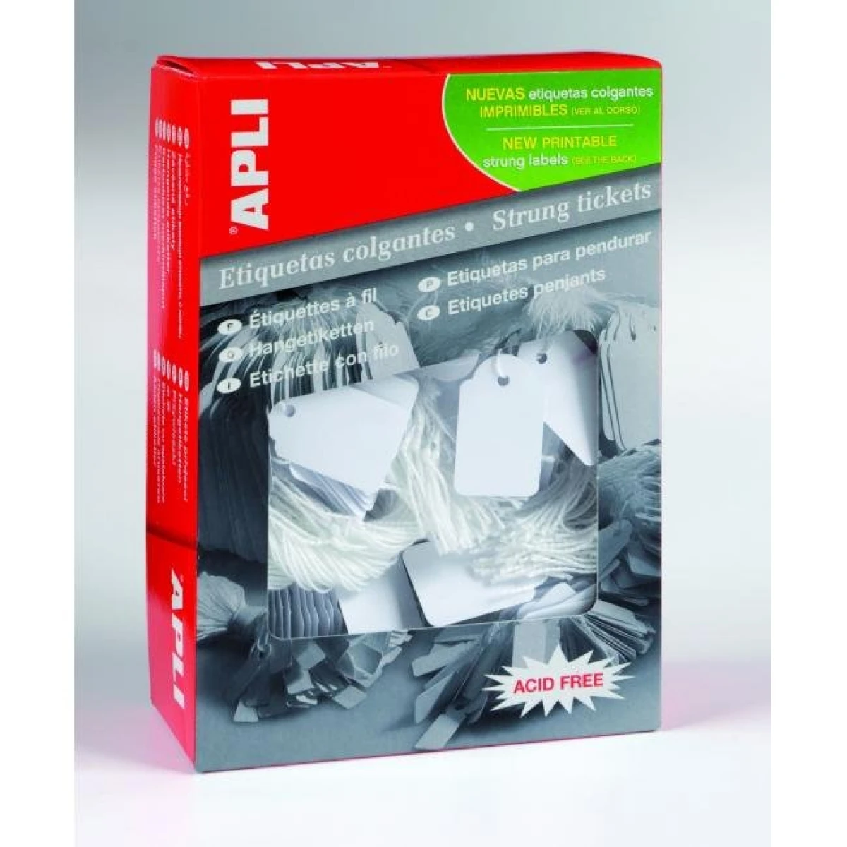 Identifikačný štítok s cvernou 22x35mm APLI 500ks 