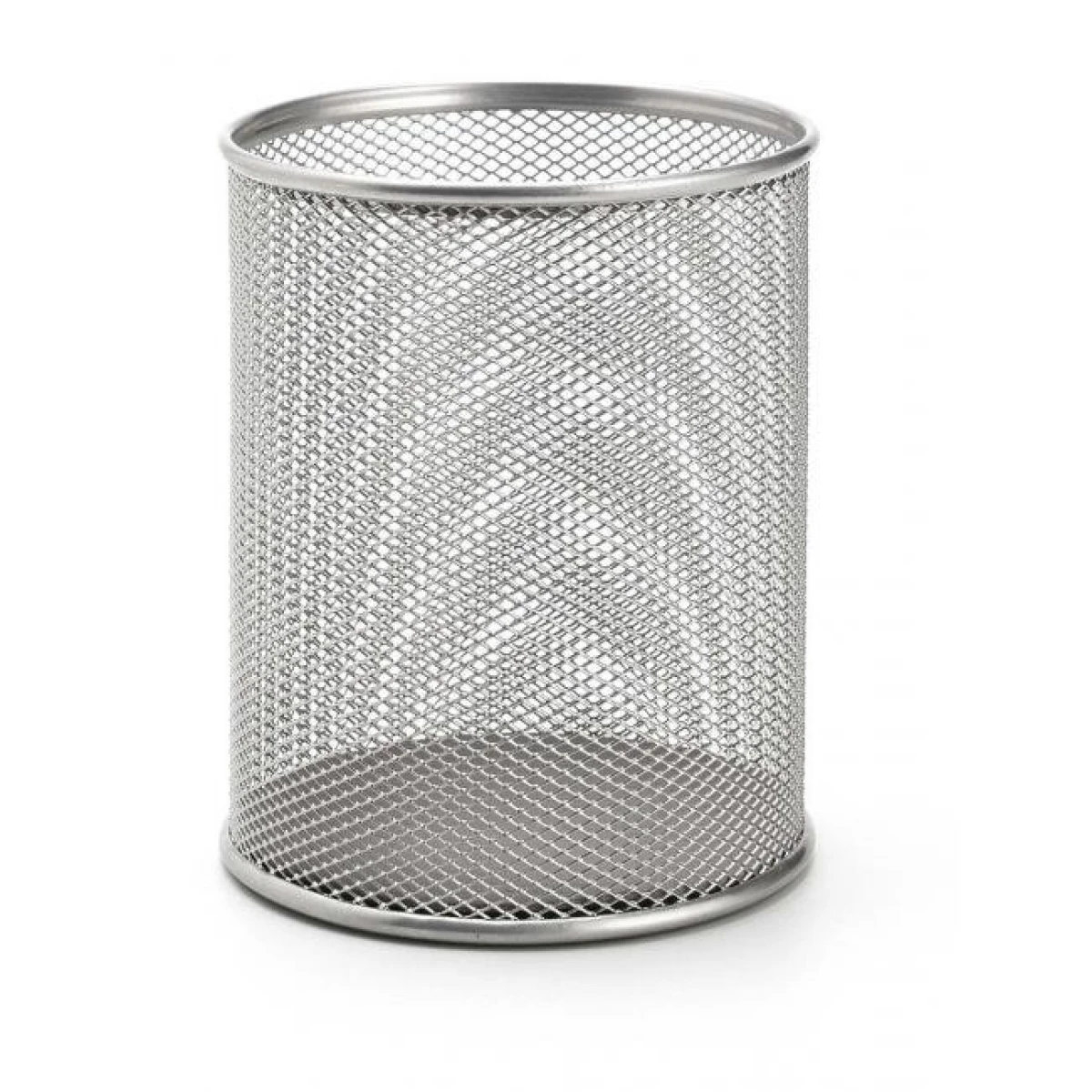 Drôtený stojan na perá 90x100mm strieborný 