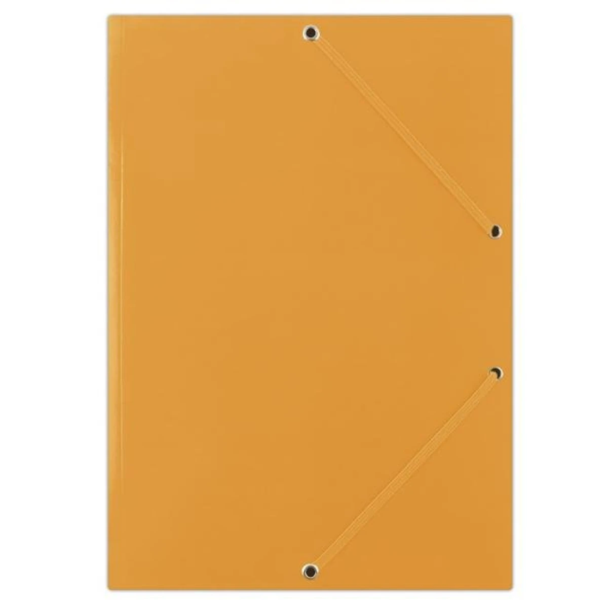 Kartónový obal lesklý s gumičkou DONAU oranžový 