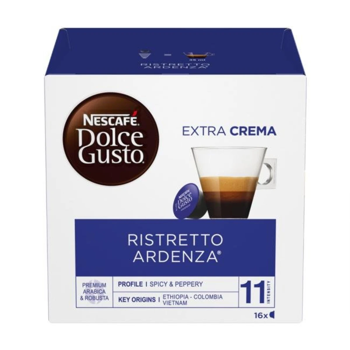Kávové kapsule DOLCE GUSTO Ristretto Ardenza (16 ks) 