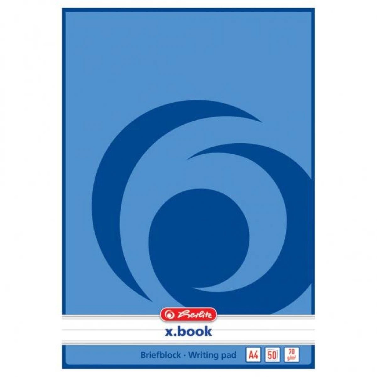 Blok poznámkový linajkový Herlitz A4 50 listov 