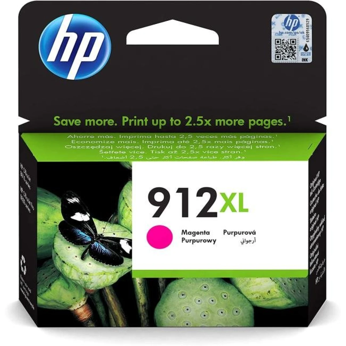 Atramentová náplň HP 3YL82AE HP 912XL magenta XL (825 str.) pre Officejet 8012e/8013/8022e/ 8023
