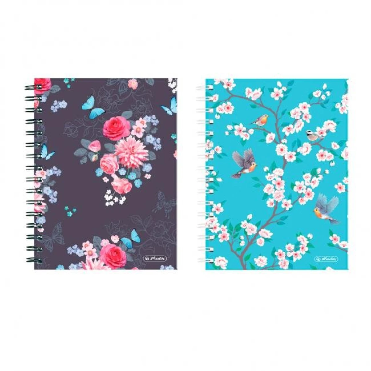 Blok poznámkový štvorčekový Herlitz Ladylike A6 100 listov mix 