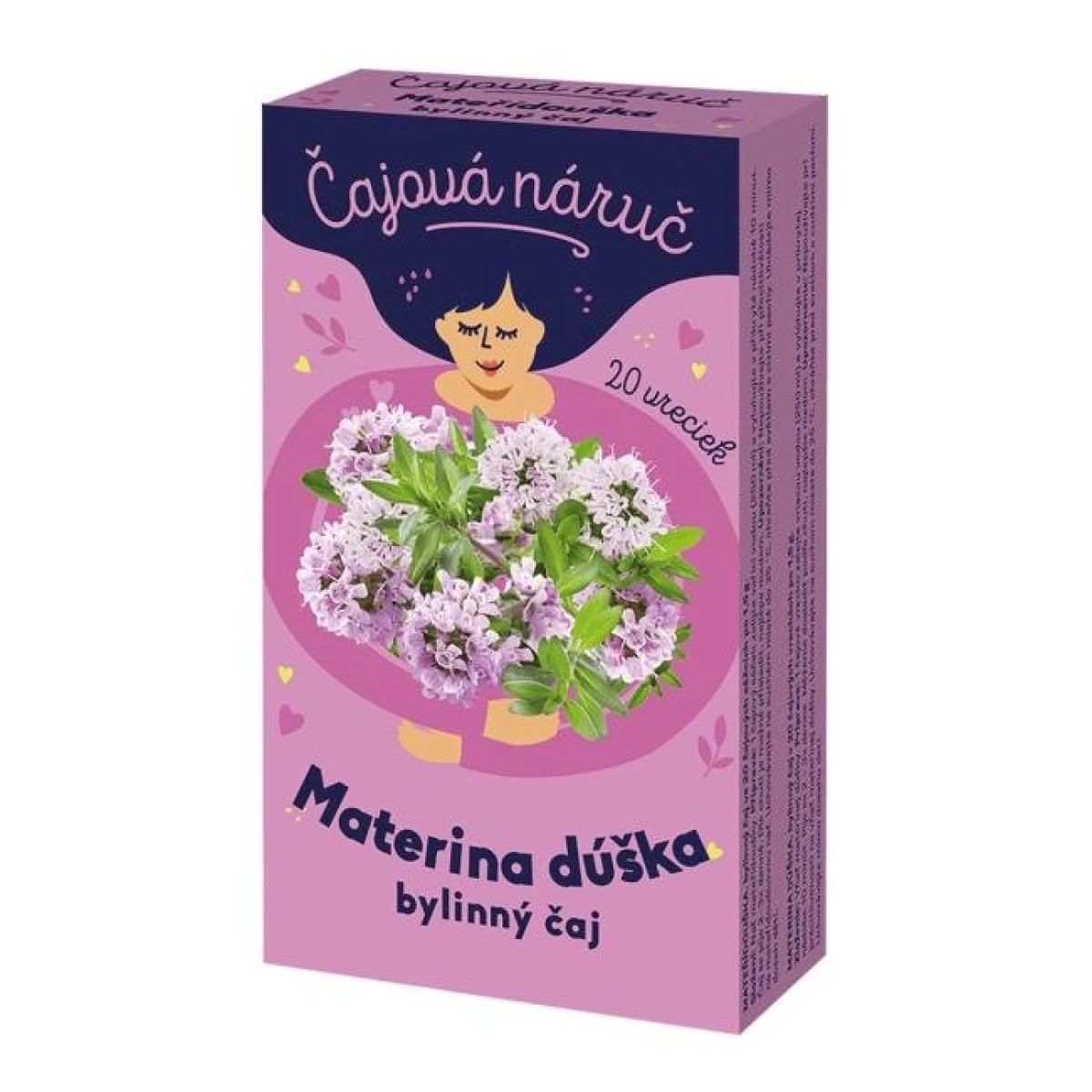 Čaj LEROS bylinný Čajová náruč materina dúška 20 x 1 g 