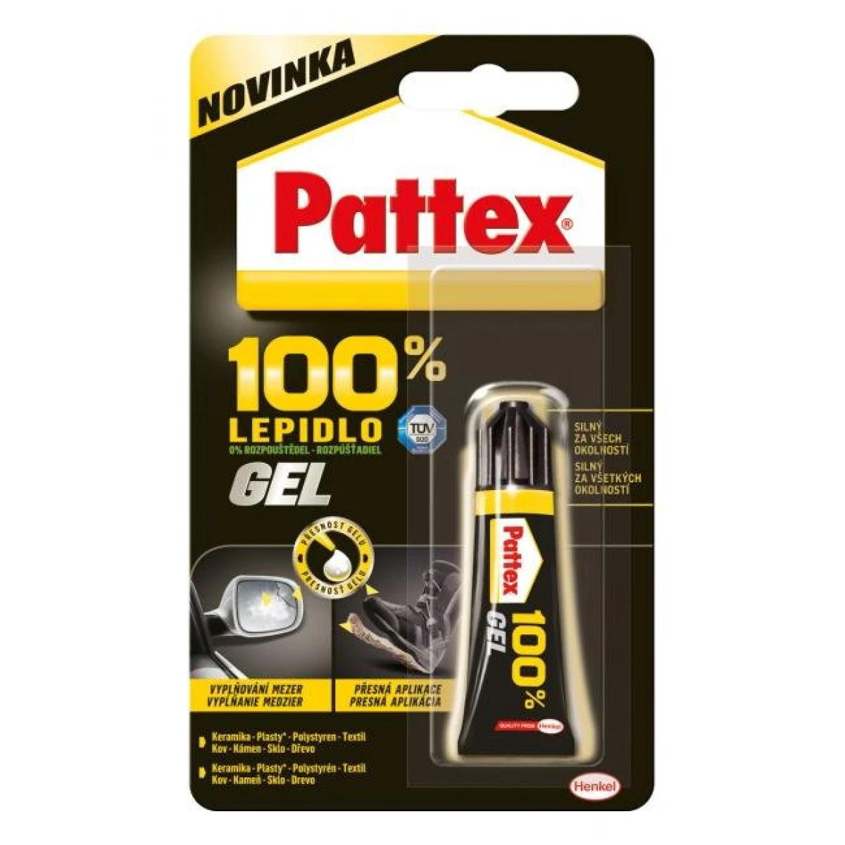 Lepidlo Pattex 100% gél 8g 