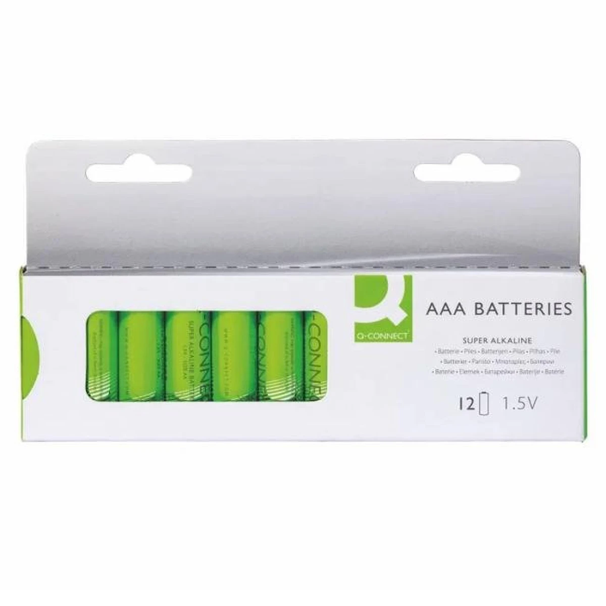 Batéria Q-CONNECT AAA mikrotužkové 12 ks 