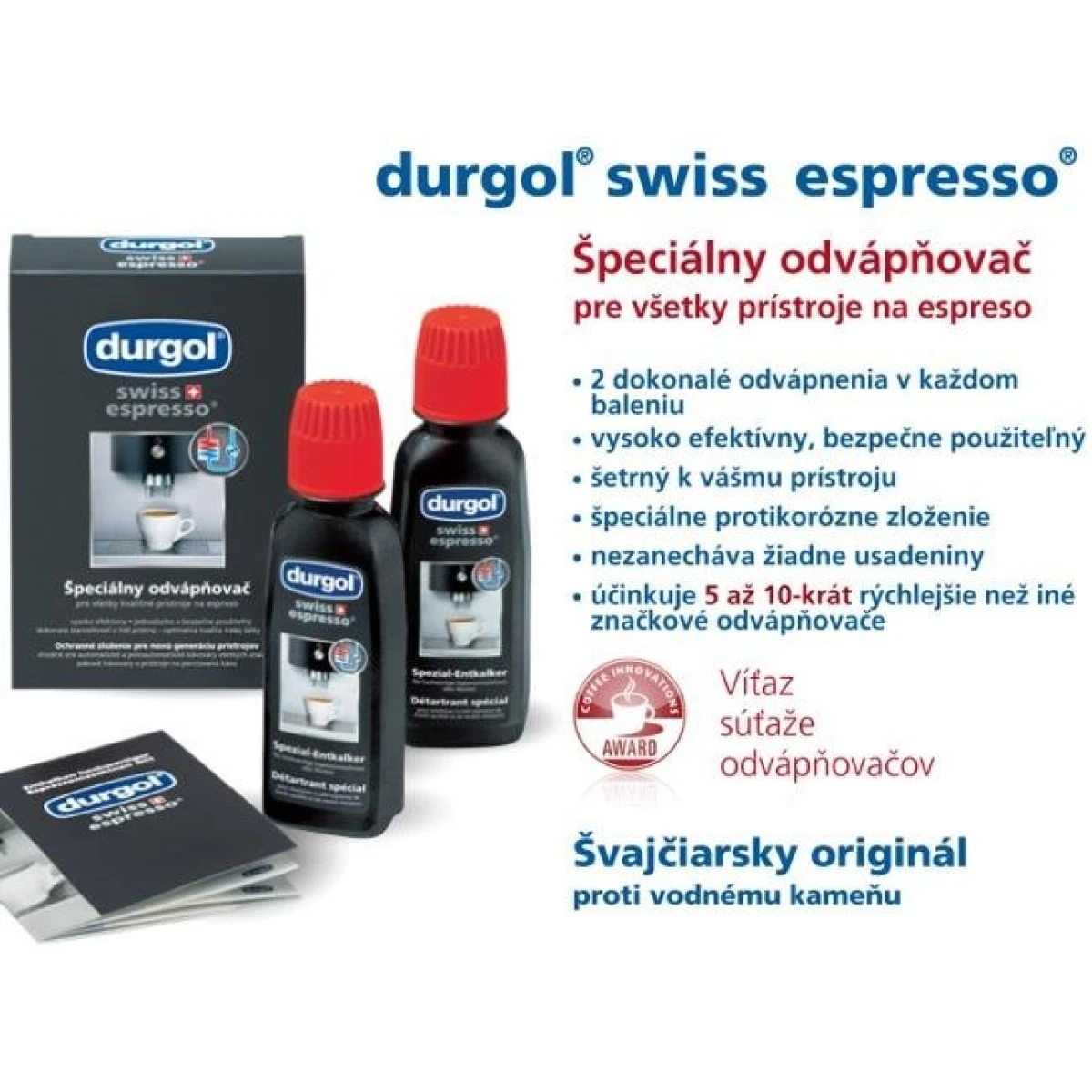 DURGOL EXPRESSO odvápňovacie dávky 2 x 125 ml 