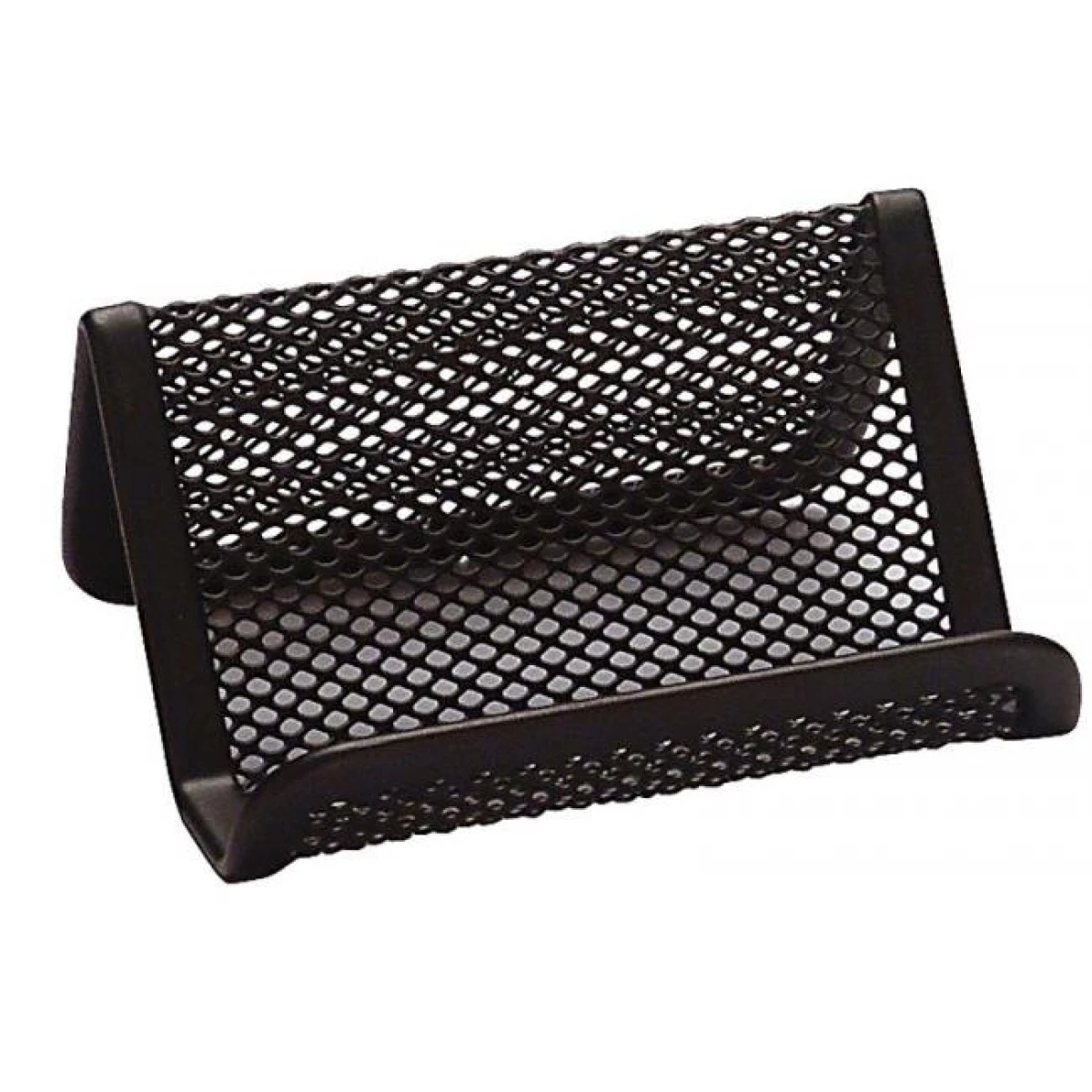 Drôtený stojan na vizitky 95x75x45mm čierny 