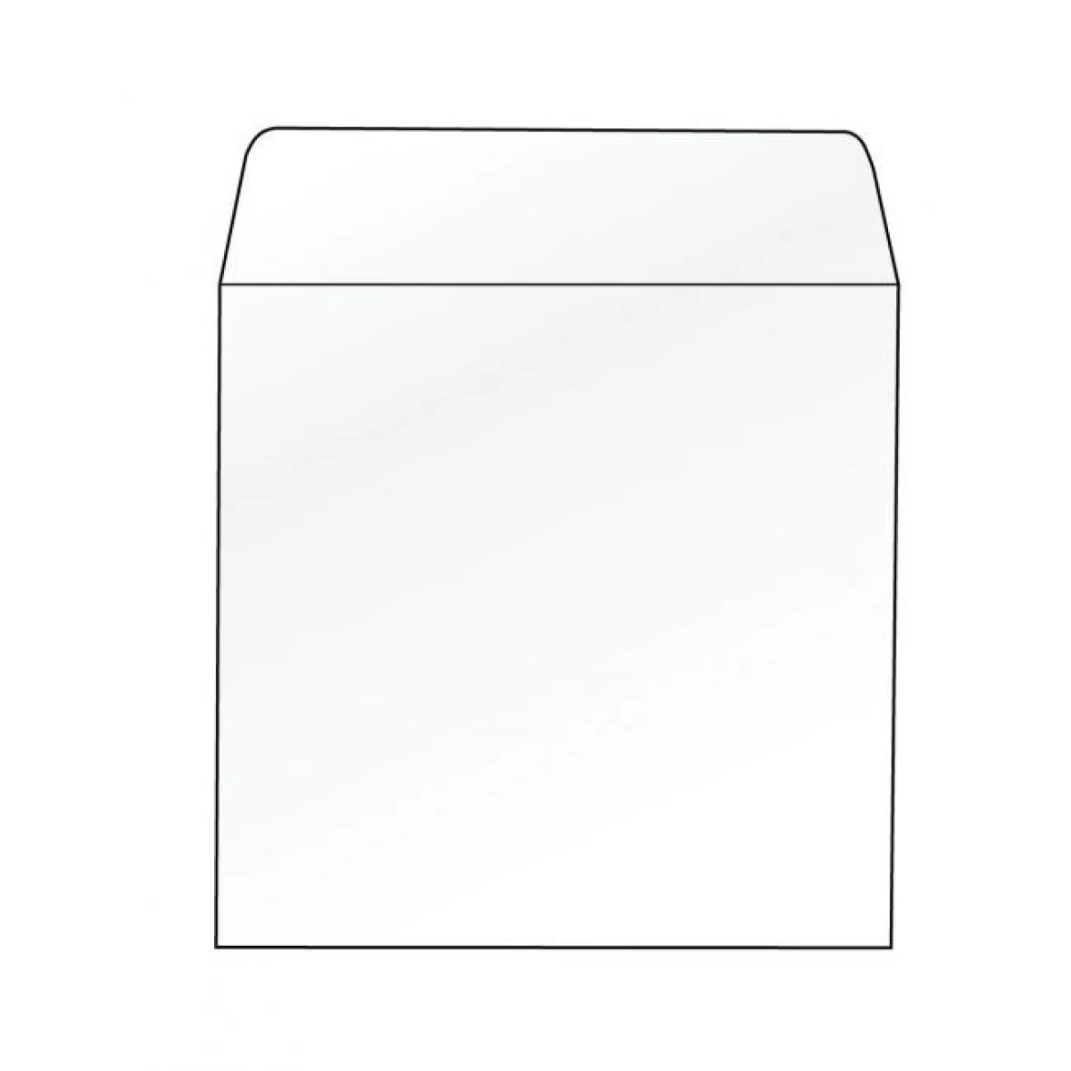 Obálky na CD 125x125 bez okienka 100 ks 