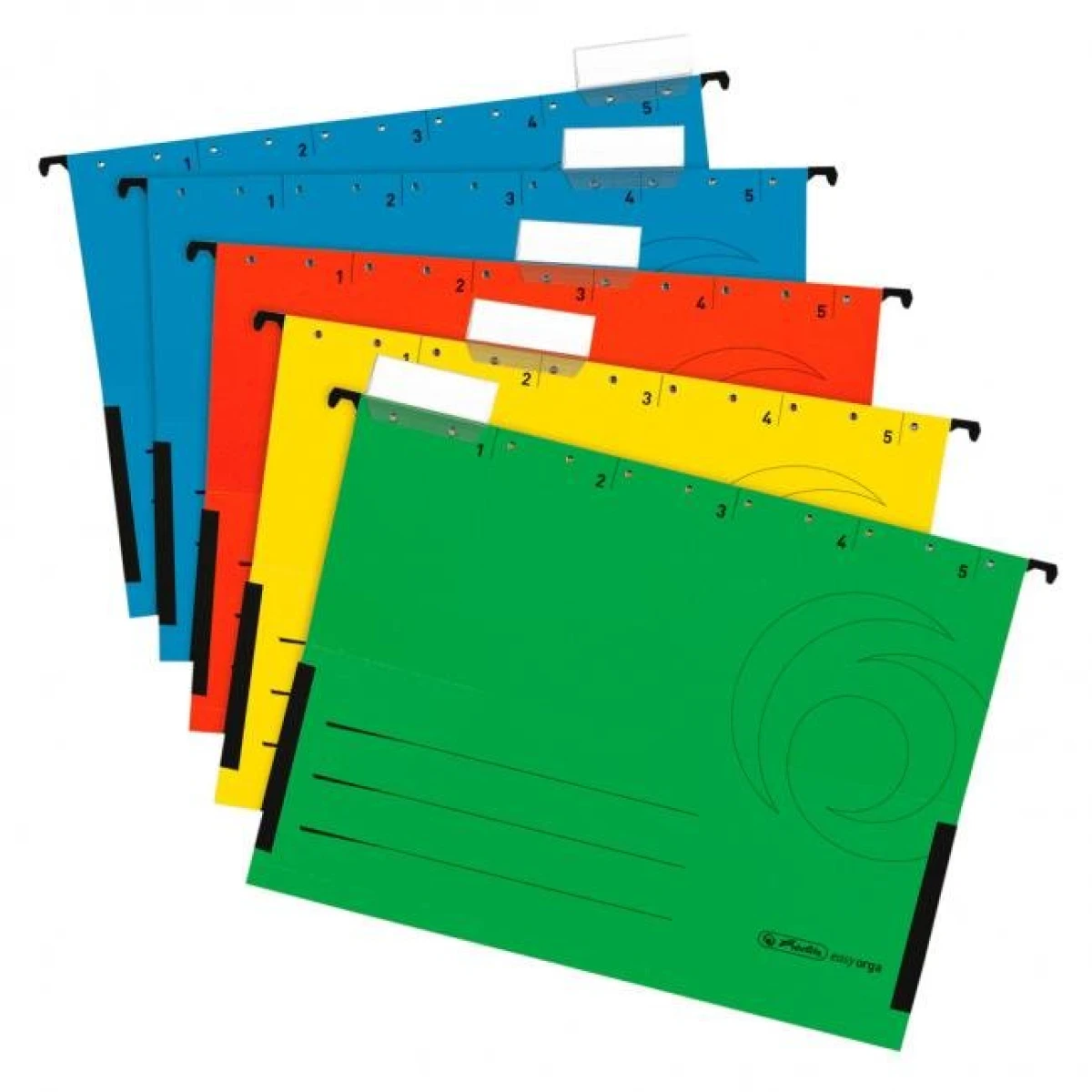 Závesný obal Herlitz zatvorený na oboch stranách 5ks mix farieb 