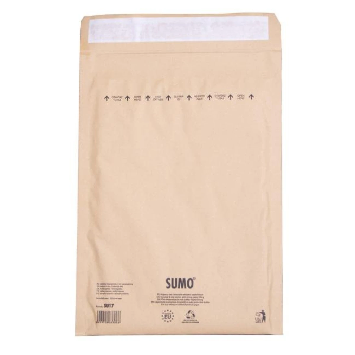 Bublinkové obálky recyklované SUMO 24,5x34cm hnedé 