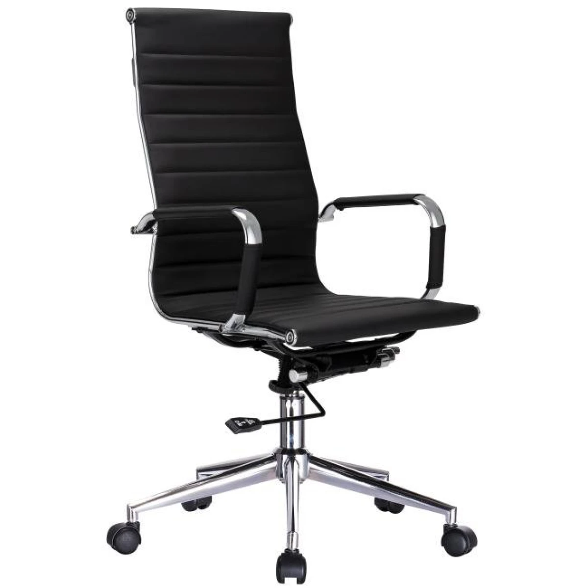 Kancelárske kreslo Arianna, ekokoža, čierne 