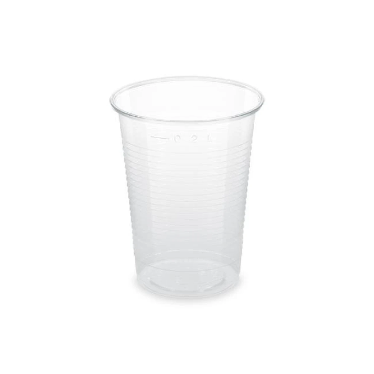 Pohár priehľadný z BIO plastu (PLA) 200 ml (100 ks) 