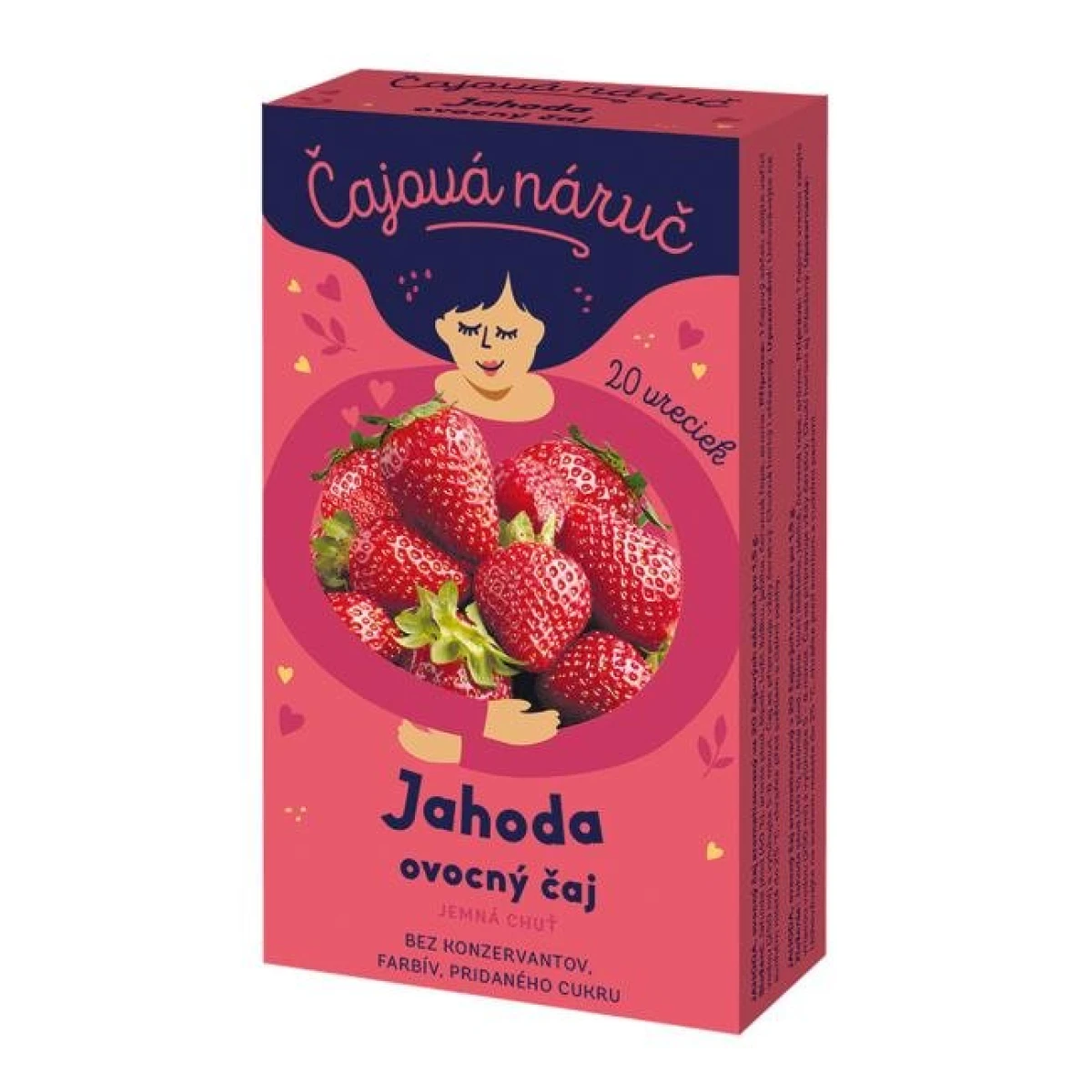 Čaj LEROS ovocný Čajová náruč jahoda 20 x 1 g 