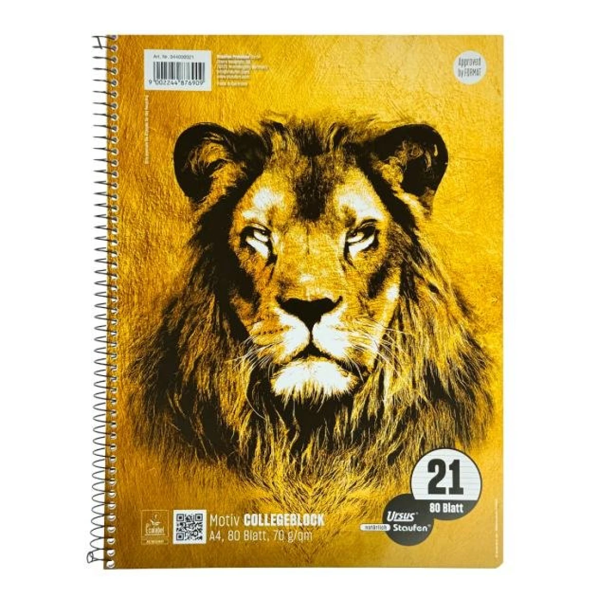 Blok College Format Werk Ursus A4 80 listov linajkový 70g 