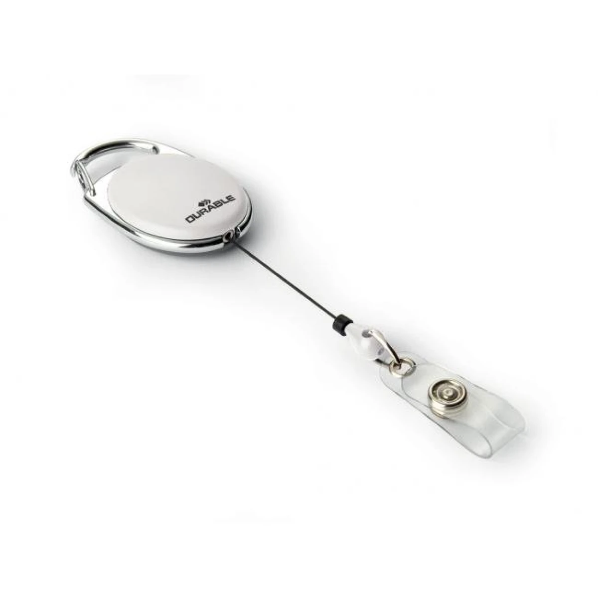 Výsuvný kotúč s prúžkom DURABLE JOJO STYLE biely 10ks 