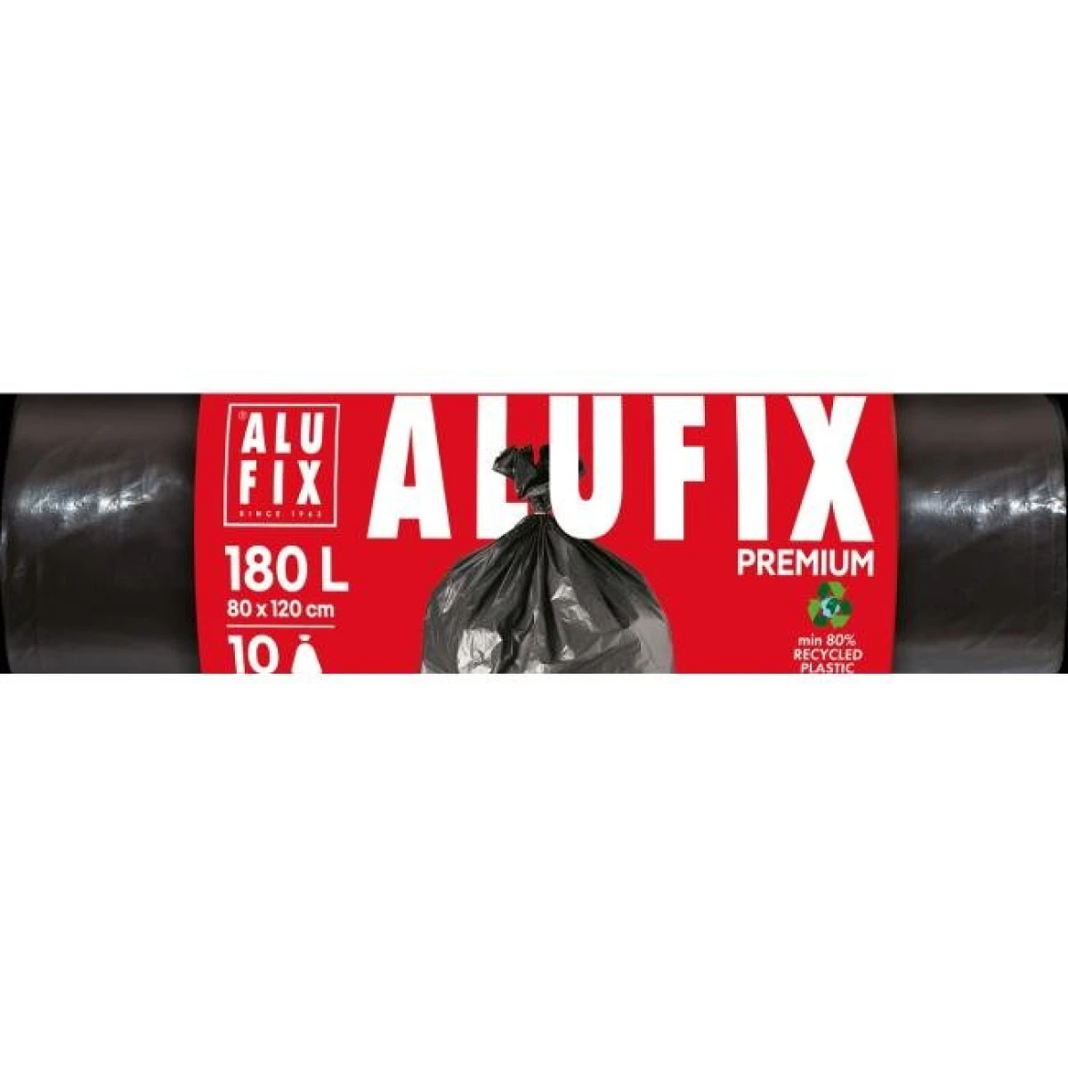 Vrecia na odpadky PROFI 180 l / 10 ks, 45mic., 80 x 120 cm, čierne, LDPE 