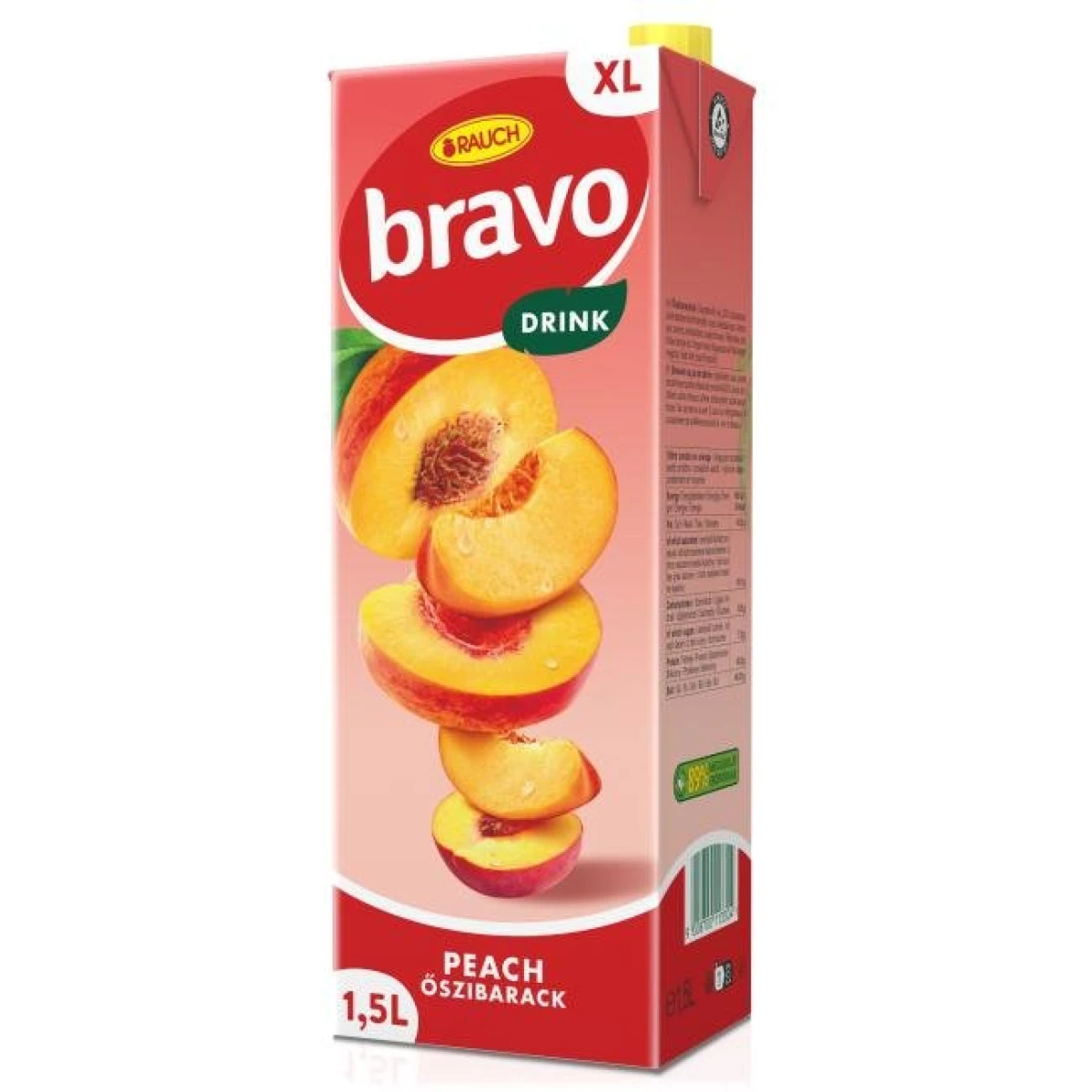 Ovocný nápoj Bravo Broskyňa 1,5 ℓ 