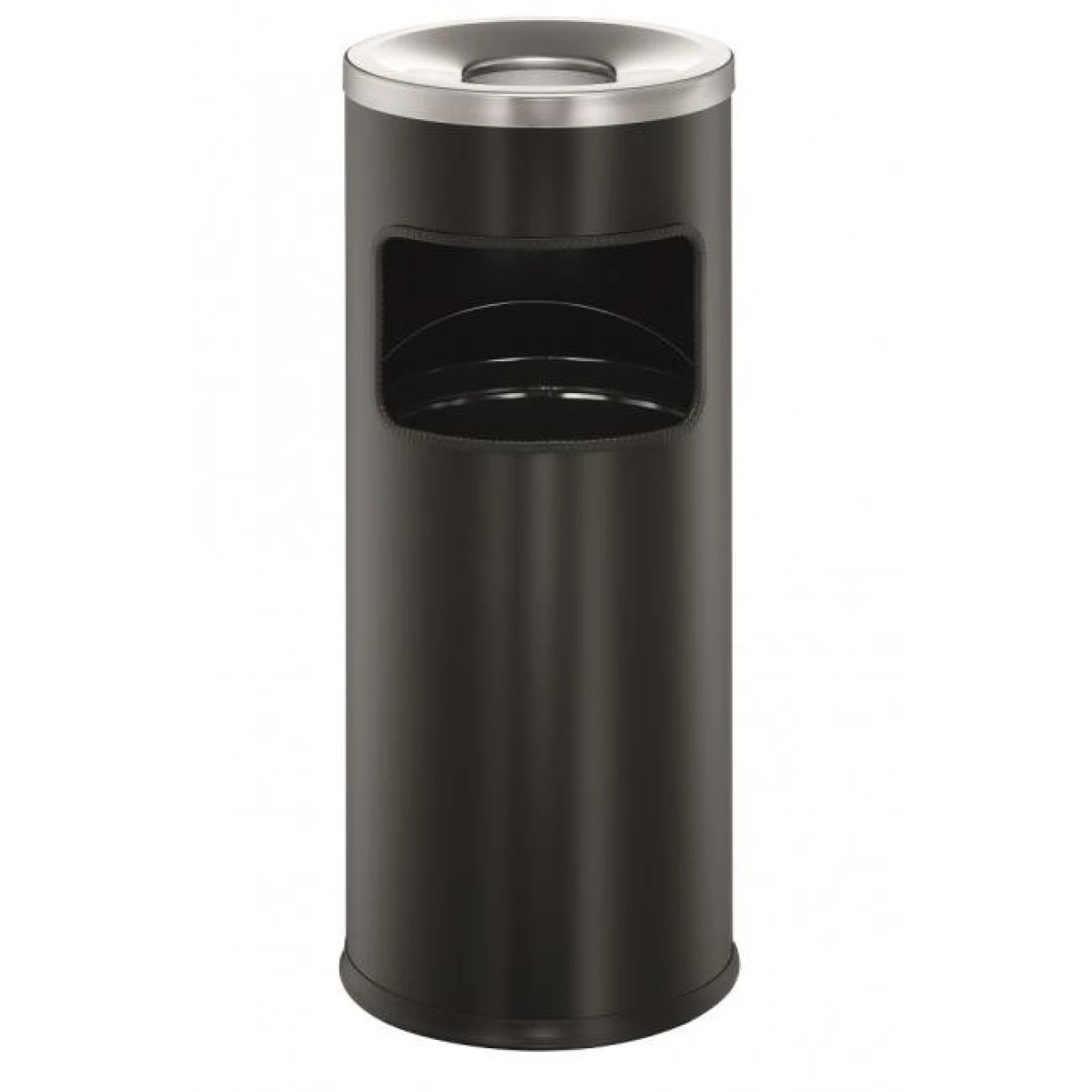 Kôš s popolníkom 17 ℓ čiierny 