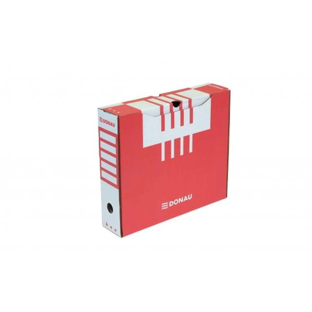 Archívny box DONAU 80mm červený 