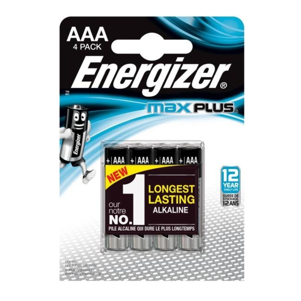 Batéria Energizer mikrotužková Max Plus LR03/4 ks 