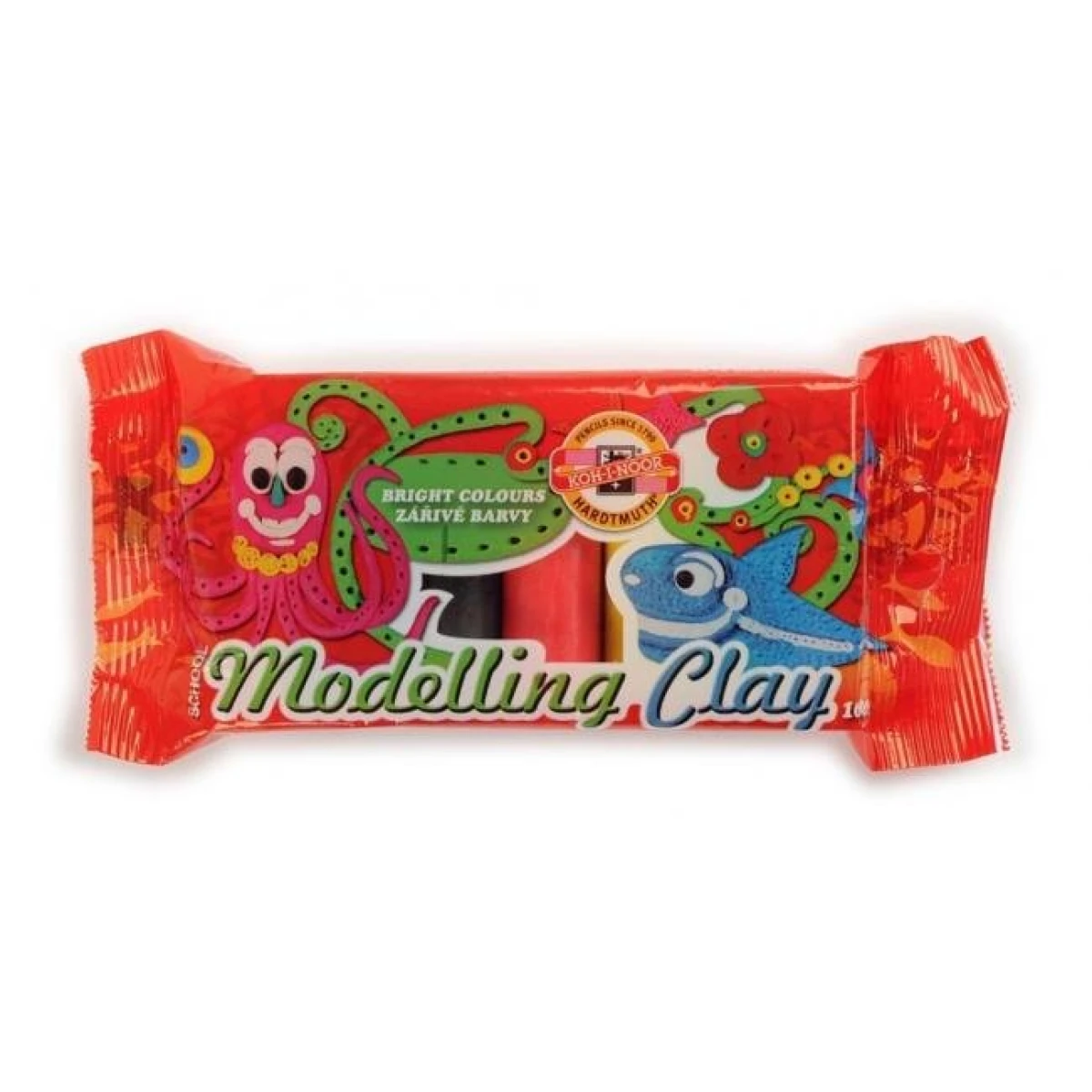 Školská plastelína 100 g 5-farebná 