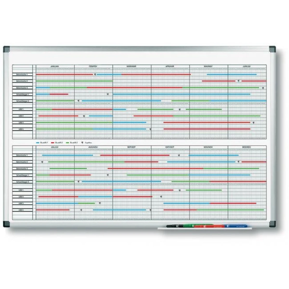 Plánovacia tabuľa PREMIUM na dlhodobé projekty 60x90 cm 