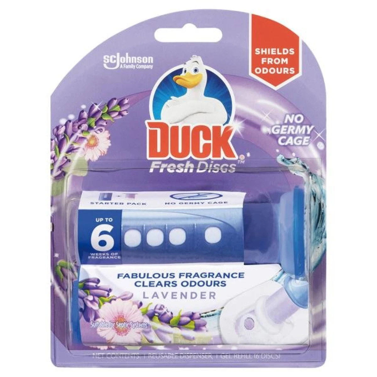 DUCK Fresh Discs WC gél 36 ml Levanduľa 