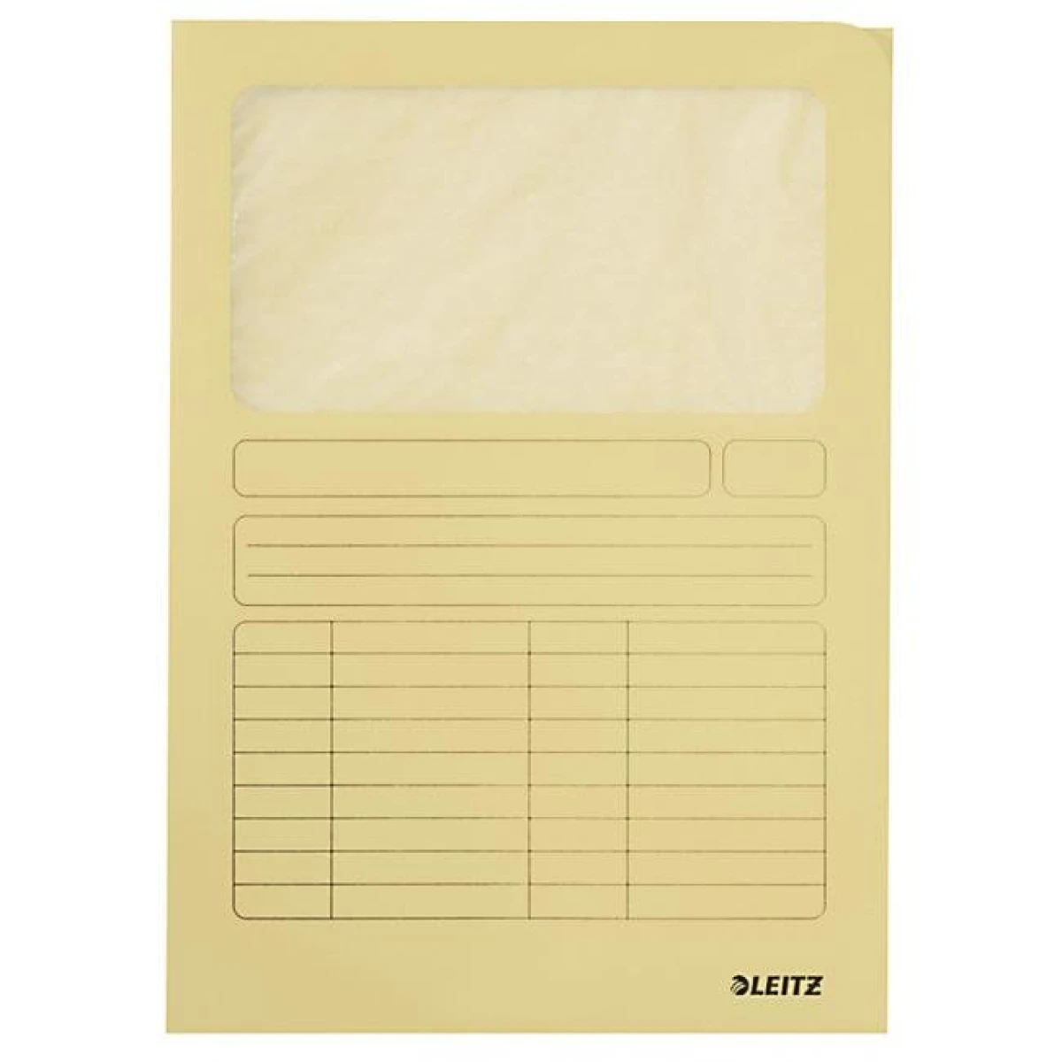 Zakladacie zložky s okienkom Esselte žlté 