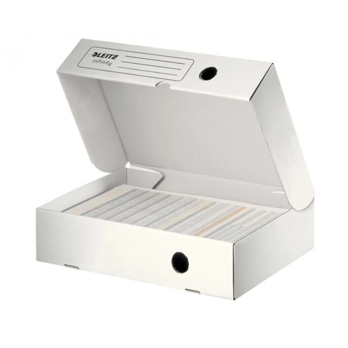 Archívny box ležatý Leitz Infinity 80mm Acid Free biely 