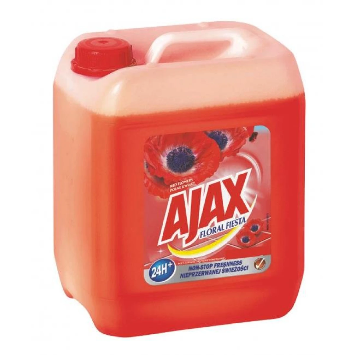 Ajax na podlahy Floral Fiesta 5 l Red Flowers (červený) 