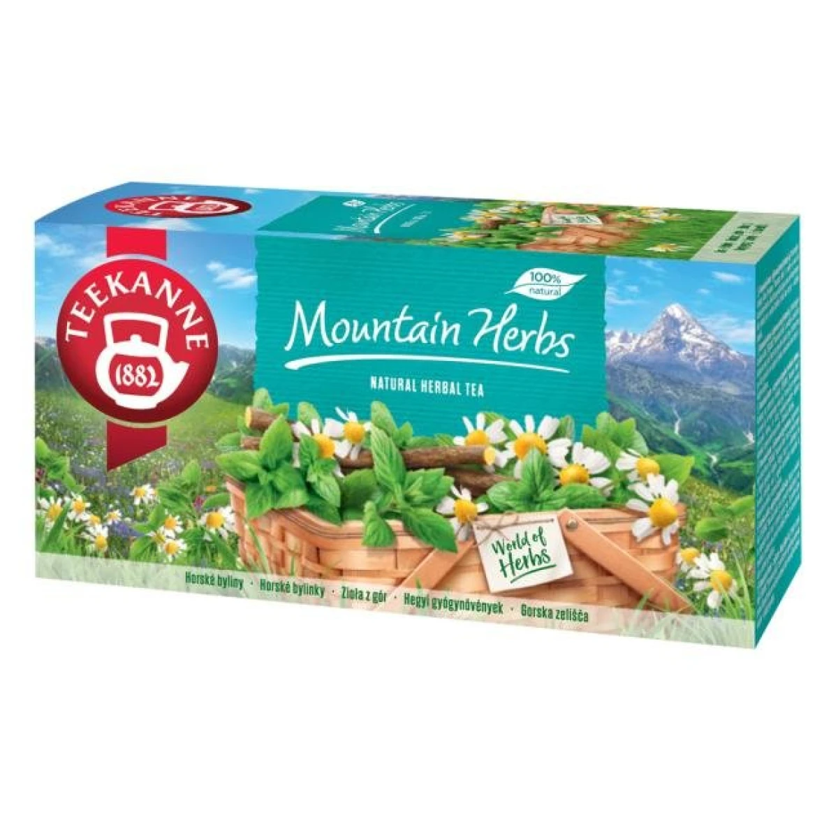 Čaj TEEKANNE bylinný Mountain Herbs HB 20 x 1,8g 