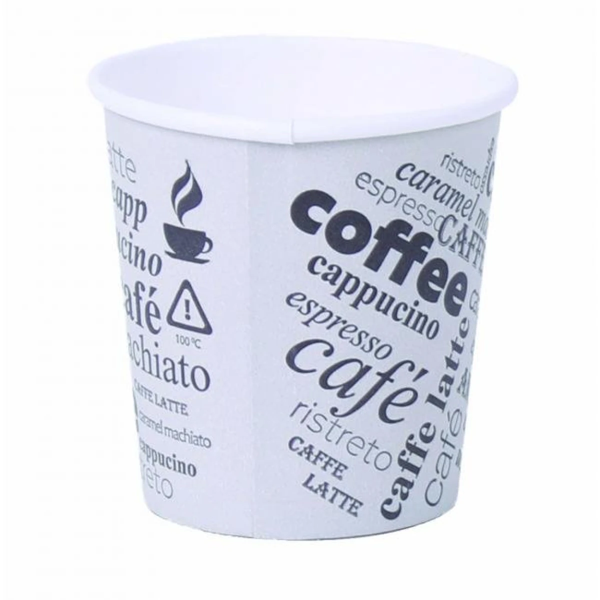 Papierový pohár 120ml `XS` Coffee to go s motívom 50ks 