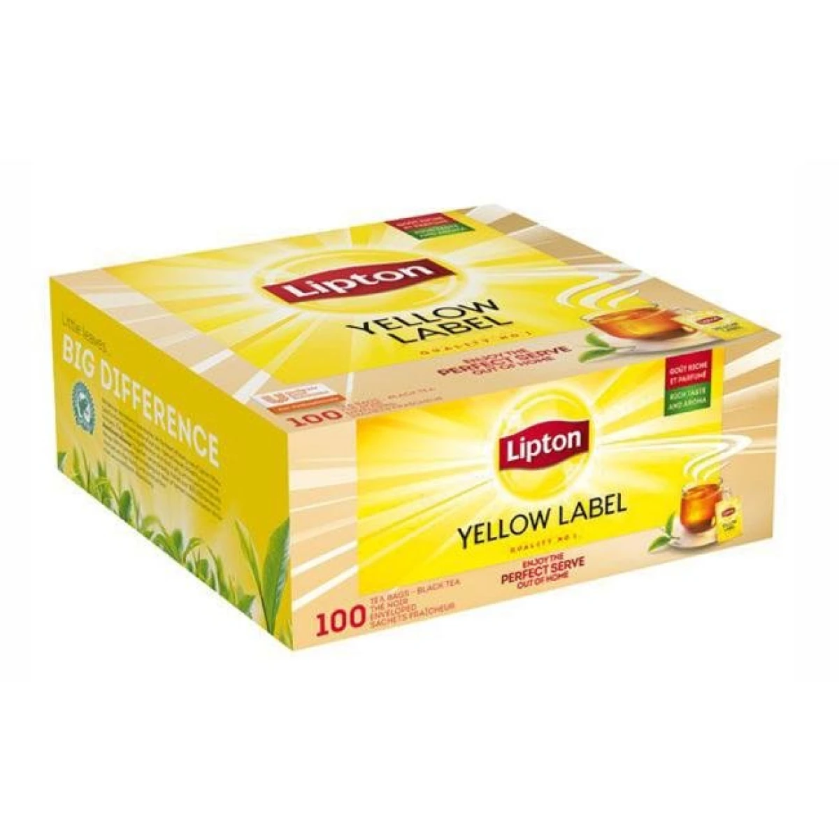 Čaj Lipton čierny Yellow Label 100 x 2g 