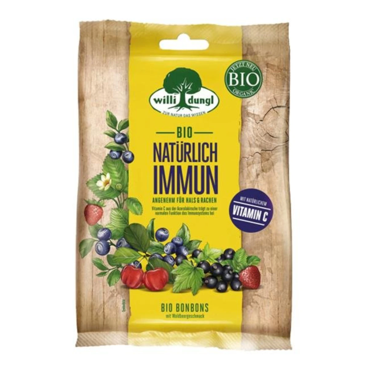 Cukríky bez cukru lesné ovocie 65g 