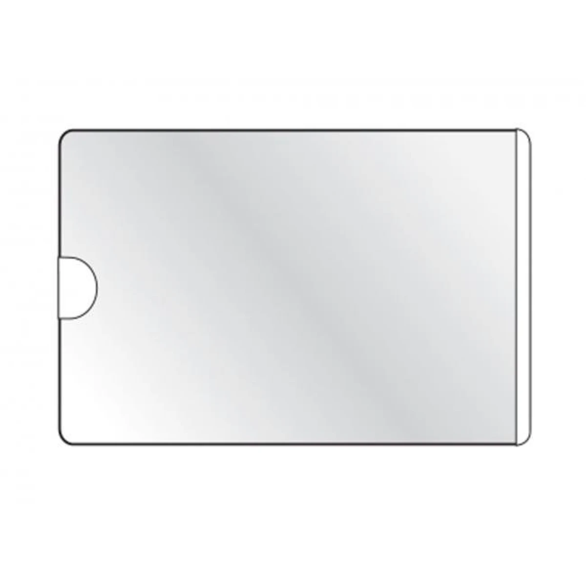 Samolepiace vrecko vizitkové s otvorom zboku DURABLE 93x62mm 100ks 