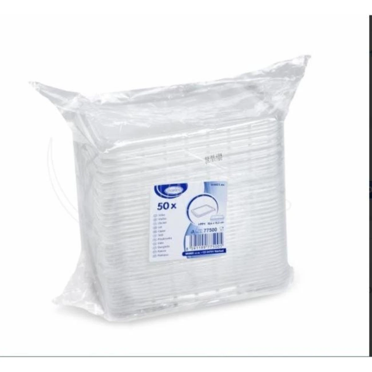 Viečko (PP) priehľadné pre vaničku 186 x 133 mm (50 ks) 