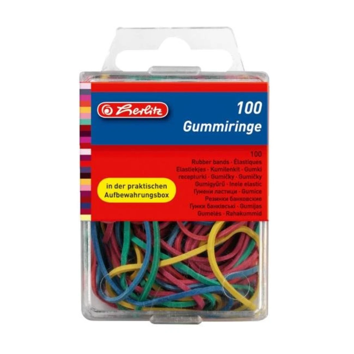 Gumičky Herlitz rôzne farby a veľkosti 