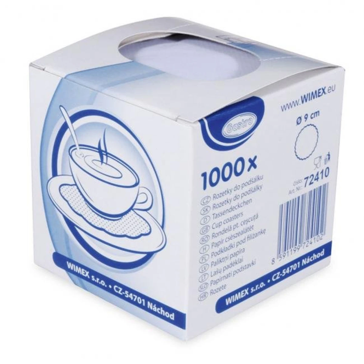 Rozetky do podšálky 9 cm (1000 ks) 