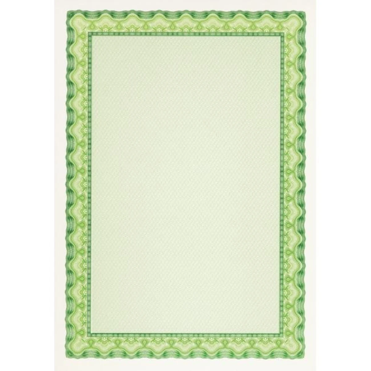 Certifikačný papier APLI A4, zelený, 115 g, 25 hárkov 