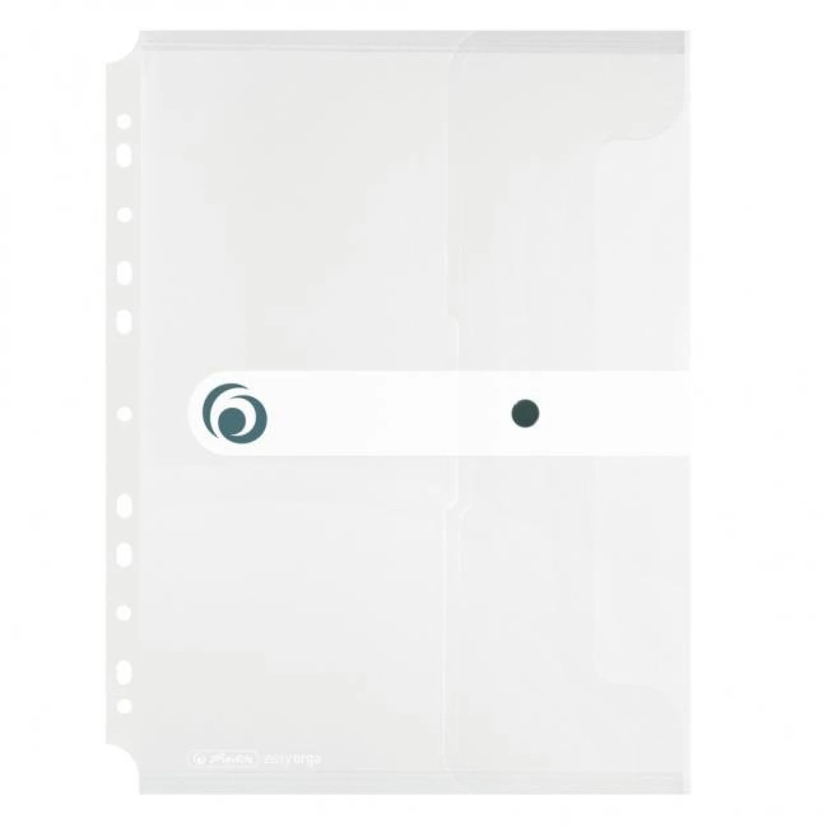 Plastový obal A4 s cvočkom a eurodierovaním Herlitz Easy Orga priehľadný číry 