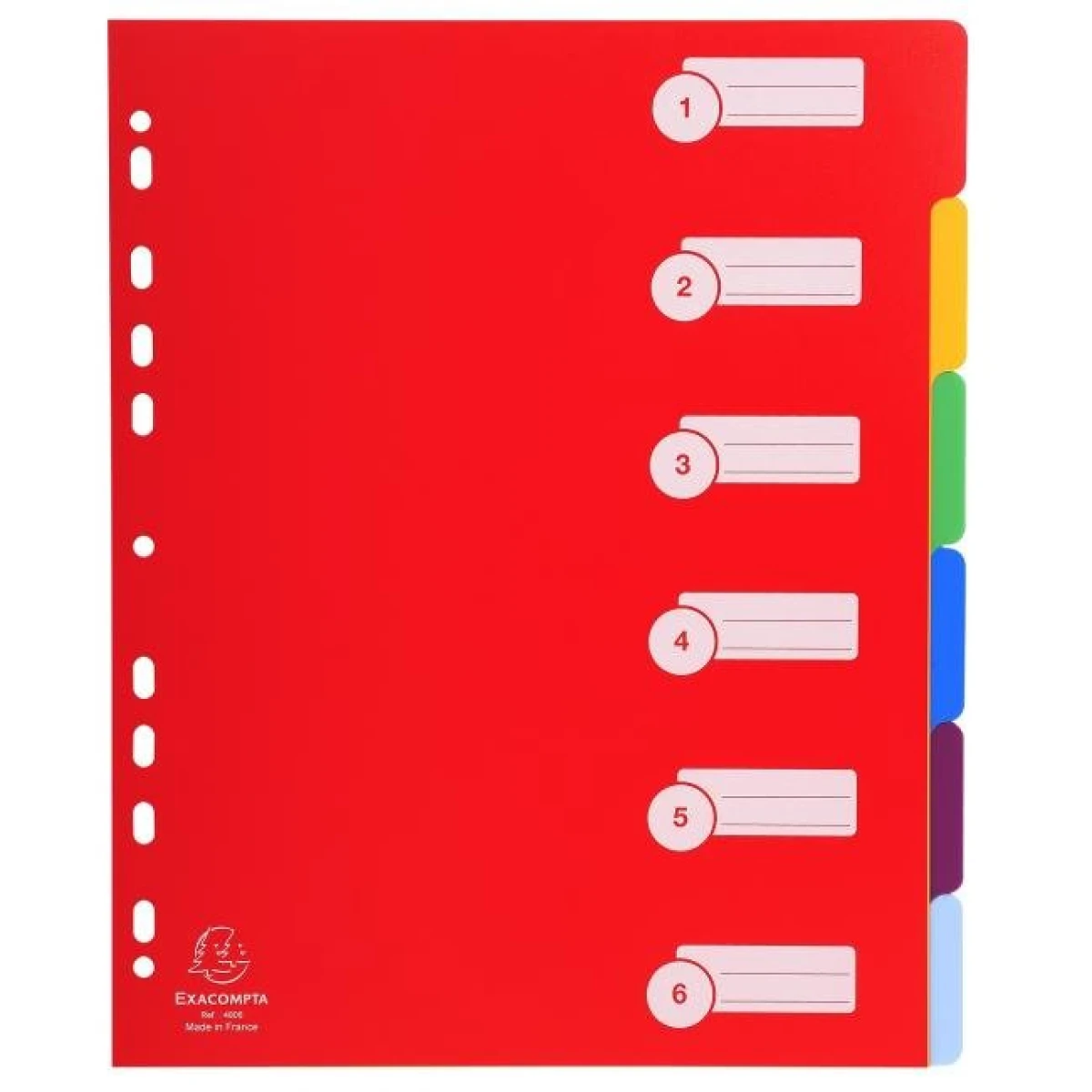 Kartónový rozraďovač PAGNA 10-dielny maxi farebný 