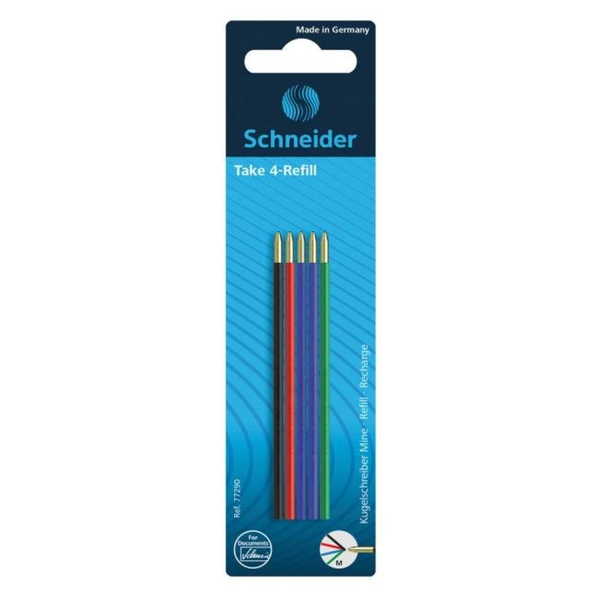 Sada nahradných náplní do guľôčkového pier Take 4 