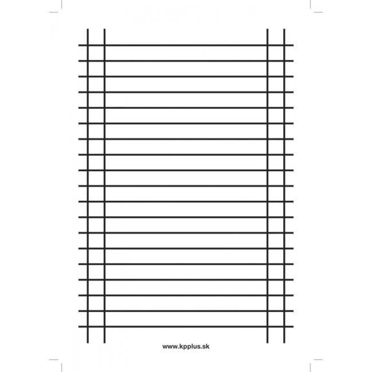 Písacia podložka papierová lakovaná A4 