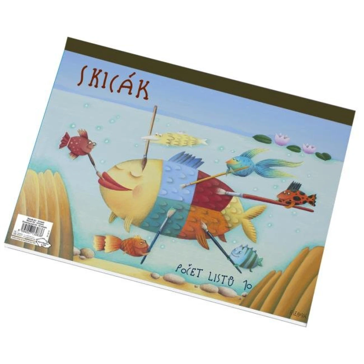 Skicár A3 10 listový biely 