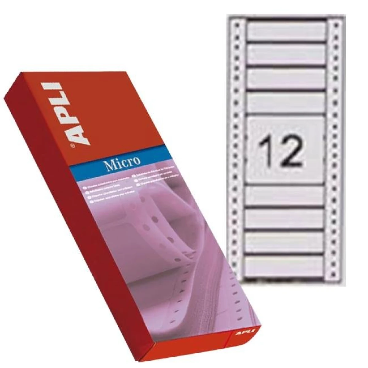 Etikety tabelačné 88,9x23,3mm APLI 1 radové 