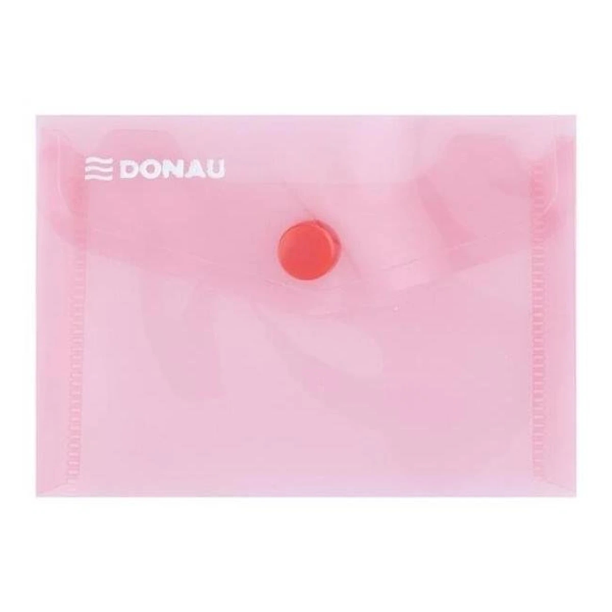 Plastový obal A7 s cvočkom DONAU červený 