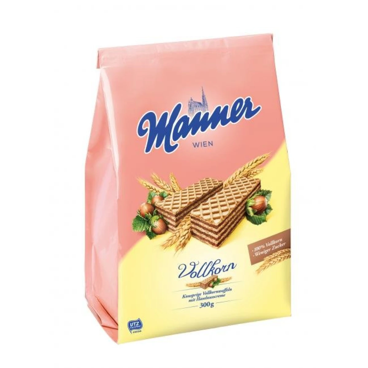 Oblátky Manner lieskovoorieškové celozrnné 300 g 